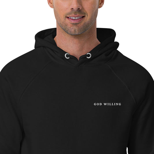 God Willing Embroidered Hoodie